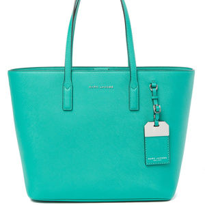 Marc Jacobs Saffiano Luggage Tag Tote Bag, Aloe